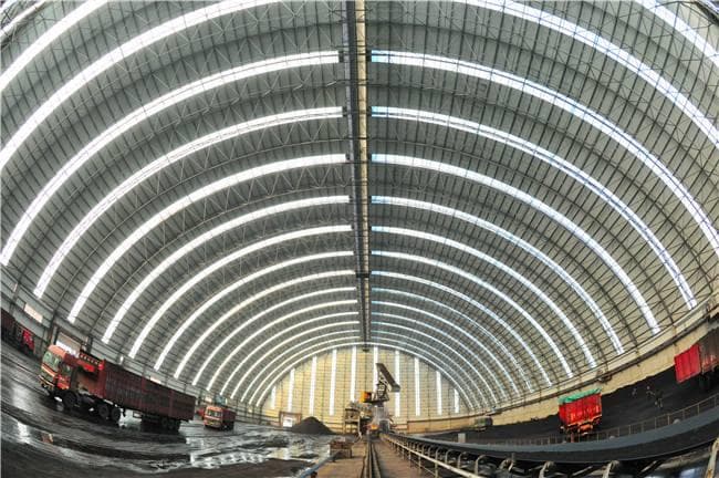 乌海水泥厂网架安装